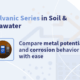 Galvanic series in soil and seawater